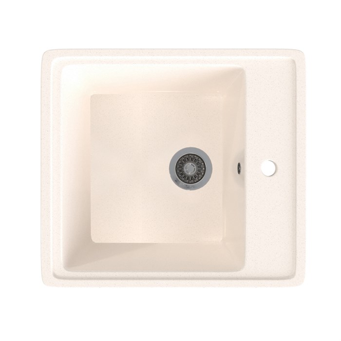 Мойка ML-GMS10 СТАНДАРТ прямоугольная, белый (331), 460*505*190мм 00-00002361