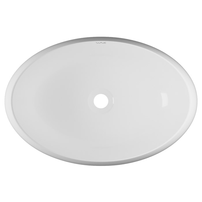 Раковина накладная на столешницу WAVE Comfort 600*400*150 ш*г*в без перелива,белый,овал 552546