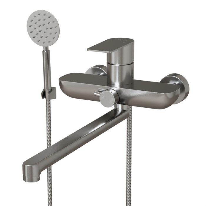 Смеситель для ванны и раковины 35k MIXLINE MLSS-021 НЕРЖ MLSS-021