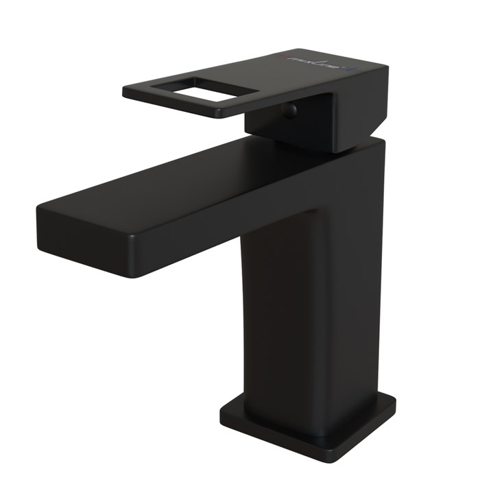 Смеситель для раковины 35k MIXLINE ML34-04 "Solo Black" ЧЕРНЫЙ ML34-04