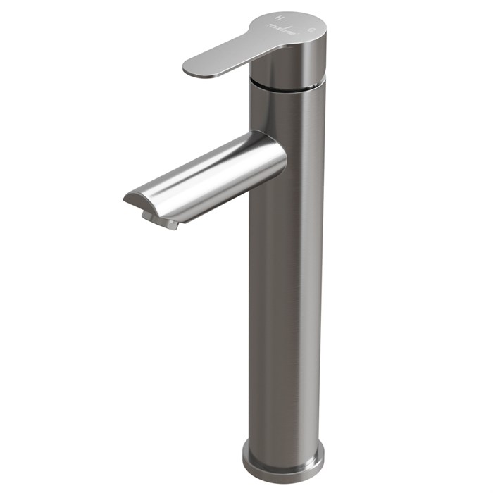 Смеситель для раковины 35k MIXLINE MLSS32-042 "Stainless" высокий излив НЕРЖ MLSS32-042