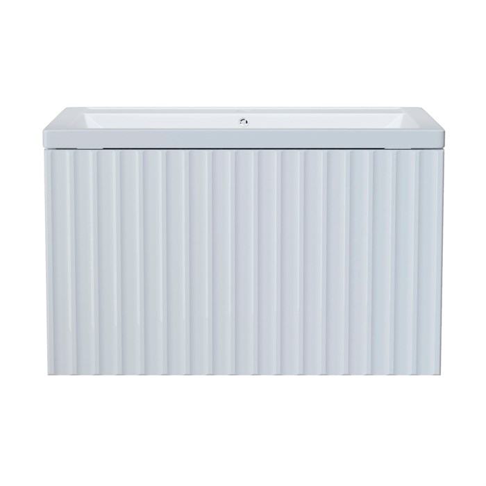 Тумба д/ванной "ВЕКТОР-60" подвесная "push-to-open" под раковину Марго-60 (MIXLINE) (ПВХ) 554821