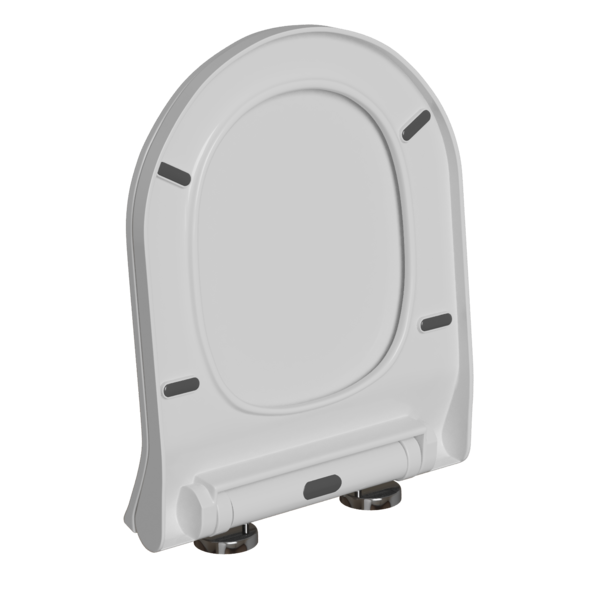 Сиденье для унитаза  WAVE  APEKS полипропилен, микролифт, БЕЛЫЙ глянец 554920