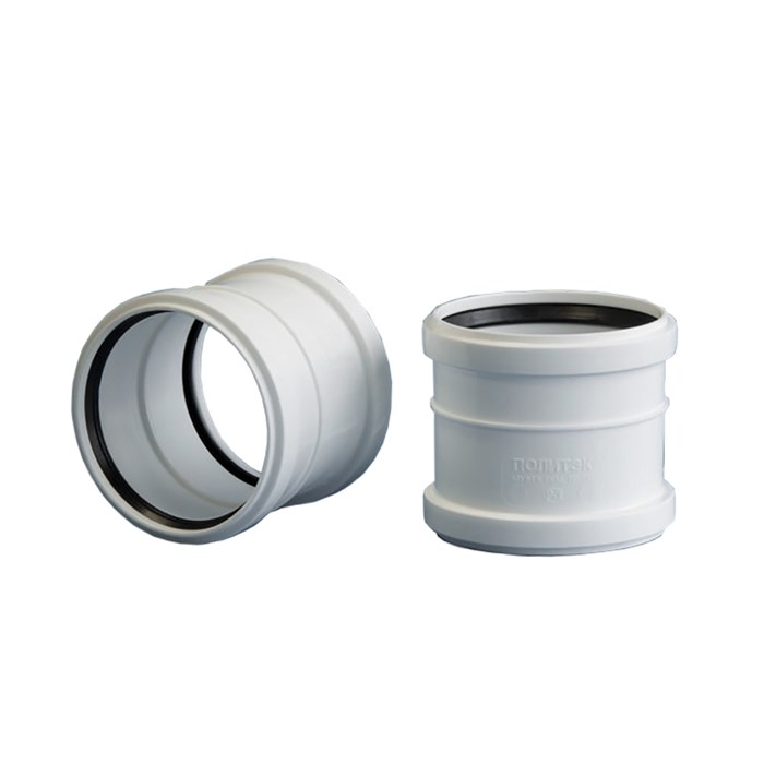 50 муфта двухраструбная БЕСШУМНАЯ ПП ПОЛИТЭК 300050020