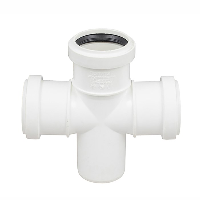 50/50/50 Крестовина угол 90 однопл. БЕСШУМН. ПОЛИТЭК 130135590