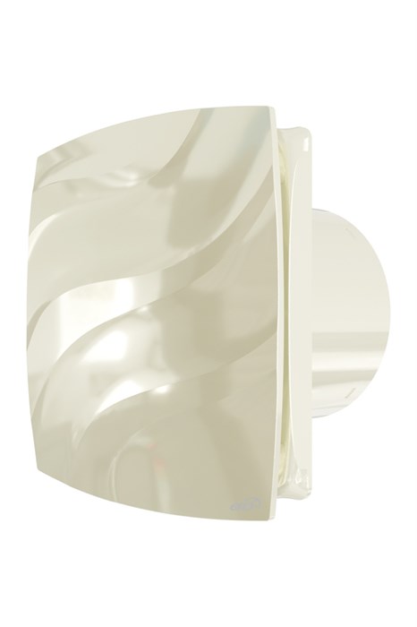 Вентилятор вытяжной с обратным клапаном    D100С  WAVE Ivory ERA WAVE 100C Ivory