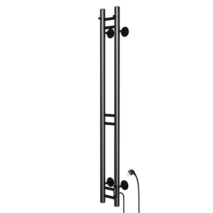 Полотенцесушитель MIXLINE MOON BLACK 120/10 (таймер,284 Вт) электрический ЧЕРНЫЙ ML-556251