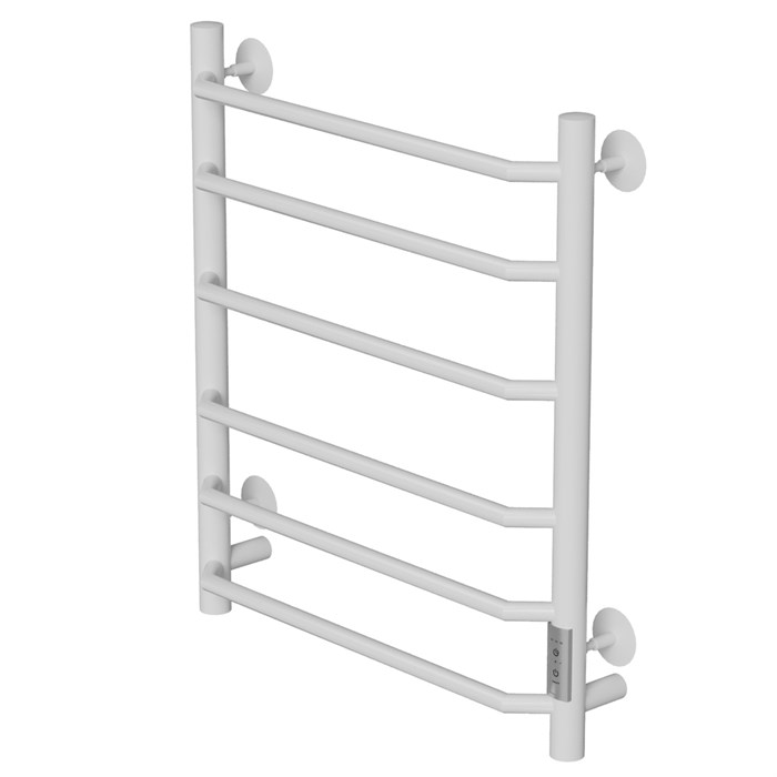 Полотенцесушитель MIXLINE MIRA  60х50 (таймер, 268 Вт, 6 перекладин) электрический БЕЛЫЙ ML-556415