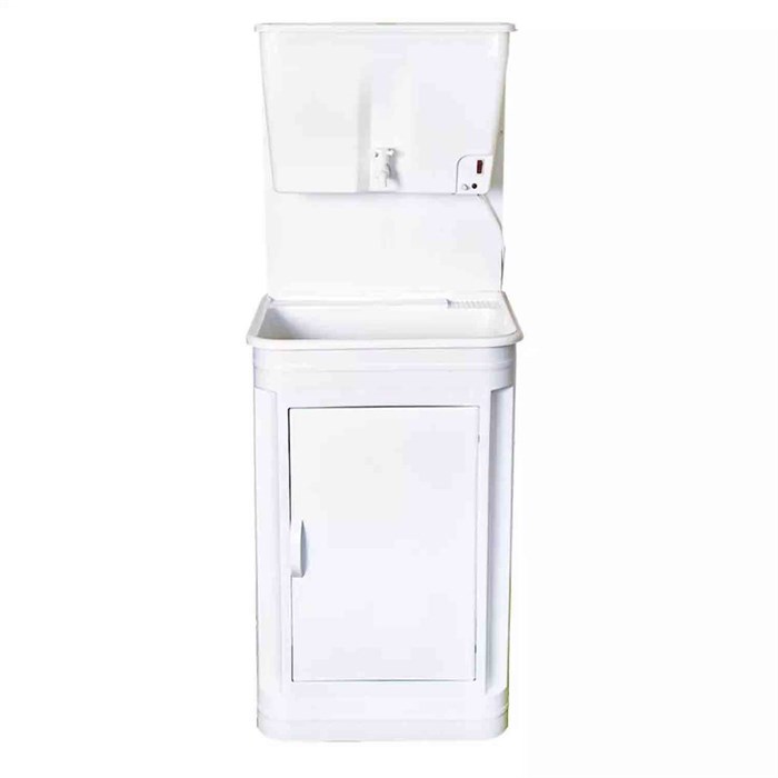 Рукомойник пластиковый 500х440 белый (ЭВН-17л +мойка ПЛАСТ.) в коробе 81153