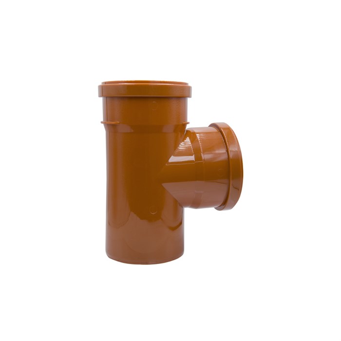 110 тройник на 110 угол 87,5  ПП ЭКОНОМ  наруж. UPK 110 110 087 О