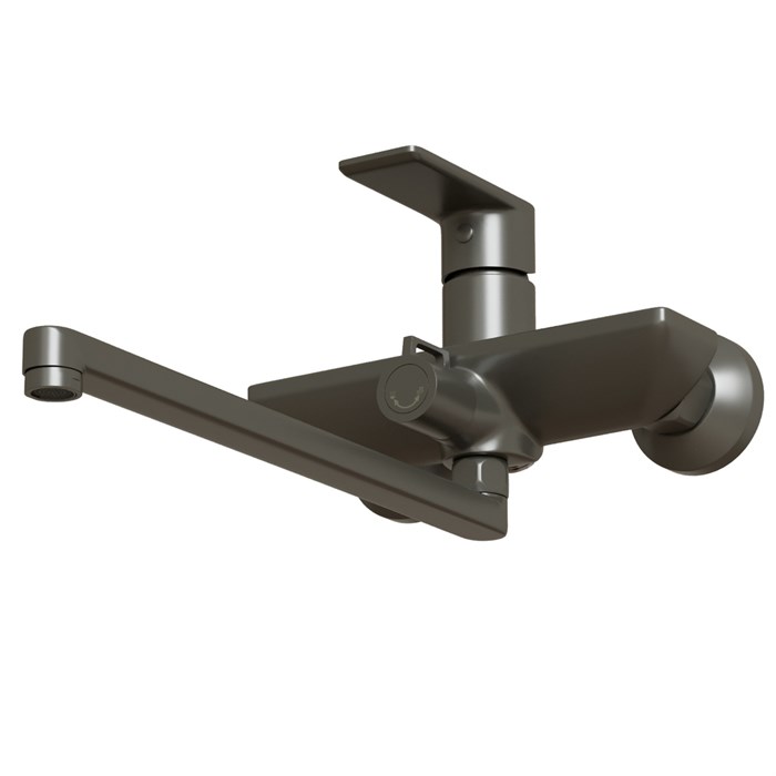 Смеситель для ванны и раковины 35k MIXLINE ML33-02GR "City Graphite" ГРАФИТ ML33-02GR