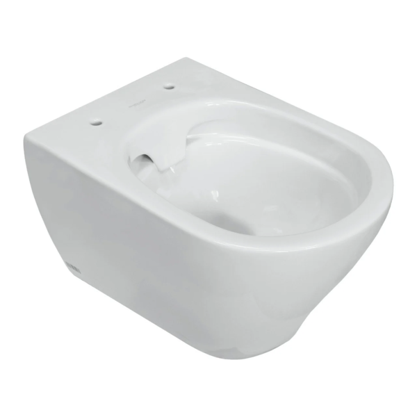 Унитаз подвесной "Breeze" безободковый (сид. дюро м/лифт, clip up, скрытое крепл) (Sanita Luxe) WC.WH/Breeze/DM.Rim/WHT.G/S1