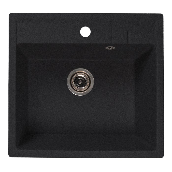 Мойка ML-GMS121 СТАНДАРТ прямоугольная, черный (308), 555*495*190мм 00-00001565