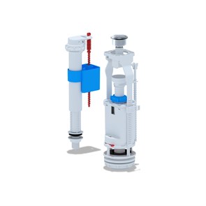 Арматура к смыв. бачку Кноп. АНИпласт хром нижн/подв. WC8510C АНИ пласт WC8510C