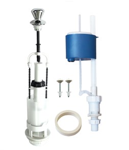 Арматура к смыв.бачку Уклад метал шток нижний подвод (А110.57.14.3/АБ67.57.14.3) А 110.55.14.3/57.14.3