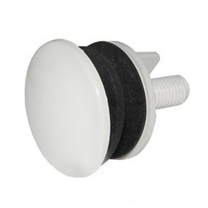 Заглушка для умывальника d50мм БЕЛАЯ 70611