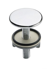 Заглушка для умывальника d50мм ХРОМ 70614