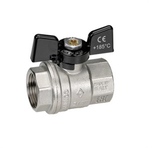 Кран шаровой 1/2'' вн/вн бабочка BUGATTI серия OREGON 302 (Италия) 03020062