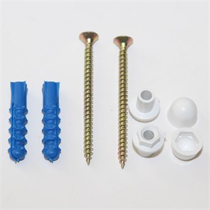 Крепеж для унитаза, колпачки 