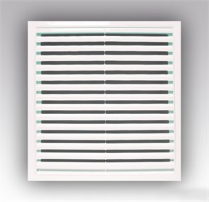 Решетка вент. 250*250 2525РР ж/наклонные разъемная ERA 2525РР