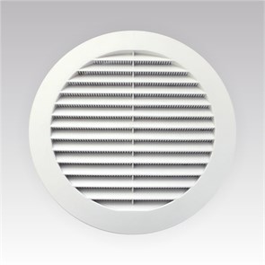 Решетка вент. D130 с фланцем D100 с сеткой 10РКС ERA 10РКС