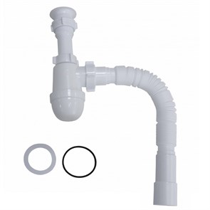 Сифон Варяг с гофрой 40*40*50 С 5015 АНИ пласт C5015