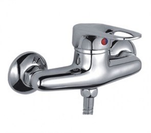 Смеситель для душа 40к F2028-B FRAP с отв. (+шланг и лейка F04, хром, силумин) F2028-B