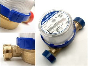 Счетчик для воды СХВ-15 (монт.длина 110 мм) (г.Чистополь) СХВ-15