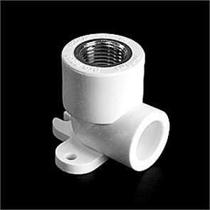 Уголок комб. вн 20х1/2'' с креплением PRO AQUA БЕЛЫЙ PA28008P