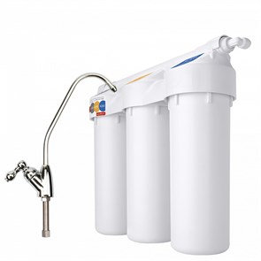 Фильтр под мойку 1/2'' трехступ. хол. вода 10