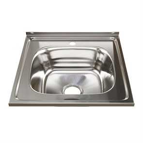 Мойка 50х50 (0,8) вып 3 1/2 MIXLINE 18см с сифоном 527972