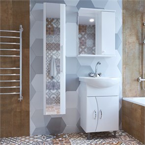 {{photo.Alt || photo.Description || 'Зеркальный шкаф "НОРД-55" правый без подсветки (ПВХ)'}}