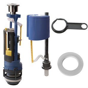 Арматура к смыв.бачку 2-х Кноп DI хром нижний подвод унив.колонка D40 (И-СБ2-НпрФ-ХХ-ККрпс) 5-3-5-17 В00В0003731