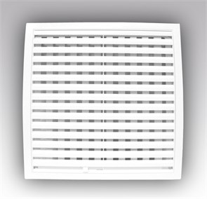 Решетка вент. 200*200 2020РРП Ivory с динамичными жалюзи, разъемная ERA 2020РРП Ivory