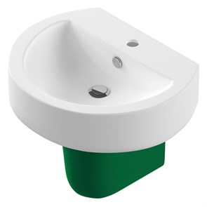 {{photo.Alt || photo.Description || 'Умывальник-тюльпан "Best-55 Green" с отв c полупьедесталом (Sanita Luxe)'}}