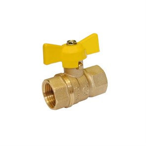 Кран газ шаровой 1/2'' вн/вн бабочка 11б27п Стандарт 230 ГАЛЛОП/ PN40 0115012