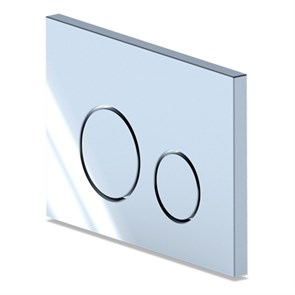 Кнопка инсталляции WP1310 АНИ ПЛАСТ круг ХРОМ глянец WP1310