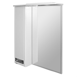 {{photo.Alt || photo.Description || 'Зеркальный шкаф "Альфа-64 " левый с подсветкой (высота 800) (ПВХ)'}}