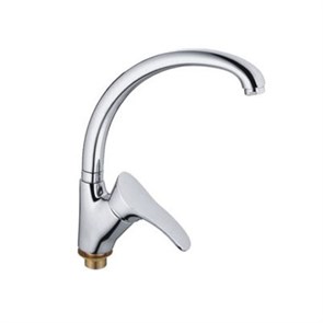 Смеситель для кухни 40к F4101 FRAP (выс.пов.излив, п/шпильку, хром, латунь) F4101