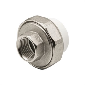 {{photo.Alt || photo.Description || 'Муфта комб. разъемная, вн 25х1/2" EVER® plast БЕЛЫЙ (Россия)'}}