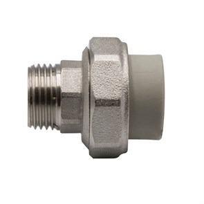 {{photo.Alt || photo.Description || 'Муфта комб. разъемная, нар 20х1/2'' EVER® plast  СЕРЫЙ (Россия)'}}