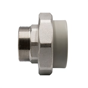 {{photo.Alt || photo.Description || 'Муфта комб. разъемная, нар 63х2'' EVER® plast   СЕРЫЙ (Россия)'}}