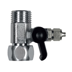 Кран шаровой присоединительный комплект 1/2'' металл PRIO (НОВАЯ ВОДА)  (Х105e) X105e