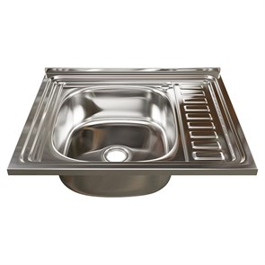 Мойка 60х50 (0,4) лев вып 1 1/2 MIXLINE 16см 538190