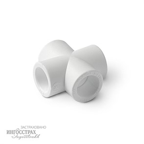 Крестовина переходная 25-20 PRO AQUA БЕЛЫЙ PA17521