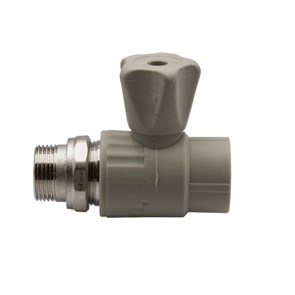 {{photo.Alt || photo.Description || 'Кран американка шар 25-3/4'' прямой EVER® plast  СЕРЫЙ (Россия)'}}