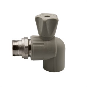 {{photo.Alt || photo.Description || 'Кран американка шар 25-3/4'' угловой EVER® plast  СЕРЫЙ (Россия)'}}