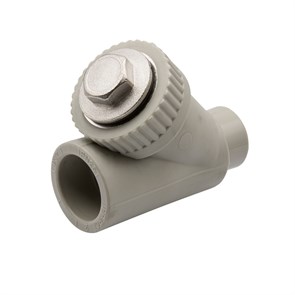 {{photo.Alt || photo.Description || 'Фильтр косой 32 вн/нар EVER® plast  СЕРЫЙ (Россия)'}}