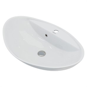 {{photo.Alt || photo.Description || 'Раковина накладная на столешницу "Гамма-60*39" ш*г овал, с отв. под смеситель  (Kirovit)'}}