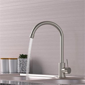 {{photo.Alt || photo.Description || 'Смеситель для кухни MIXLINE MLSS-0322 моно, п/гайку САТИН (без подводки)'}}